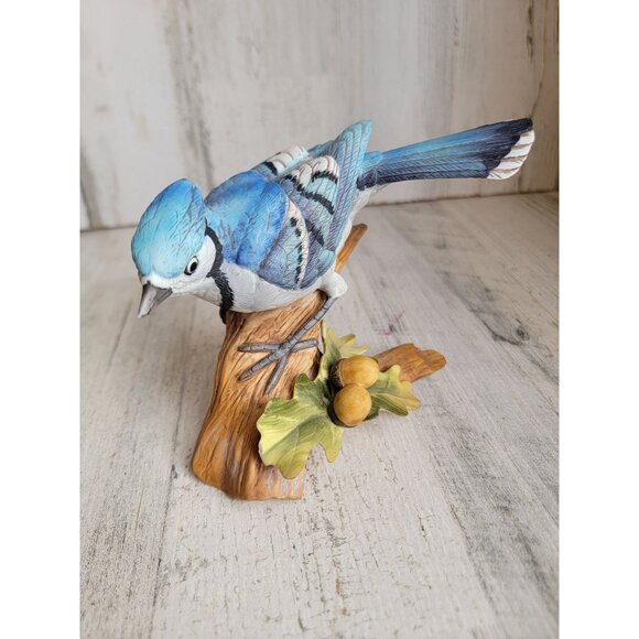 Sadek Andrea Blue Jay vintage bird statue nature home decor‎ - Picture 2 of 8